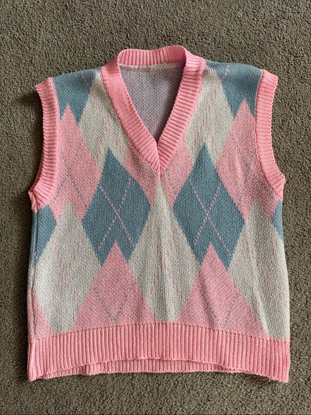 Sleeveless Knit Sweater Vest